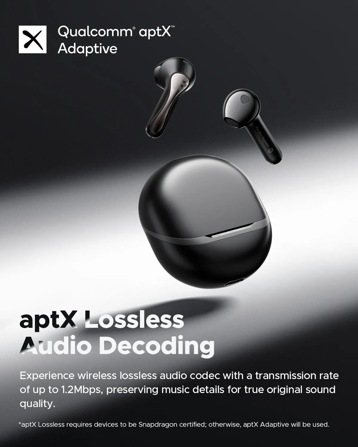 Air5 Semi-In-Ear aptX Adaptive Lossless Wireless Earbuds