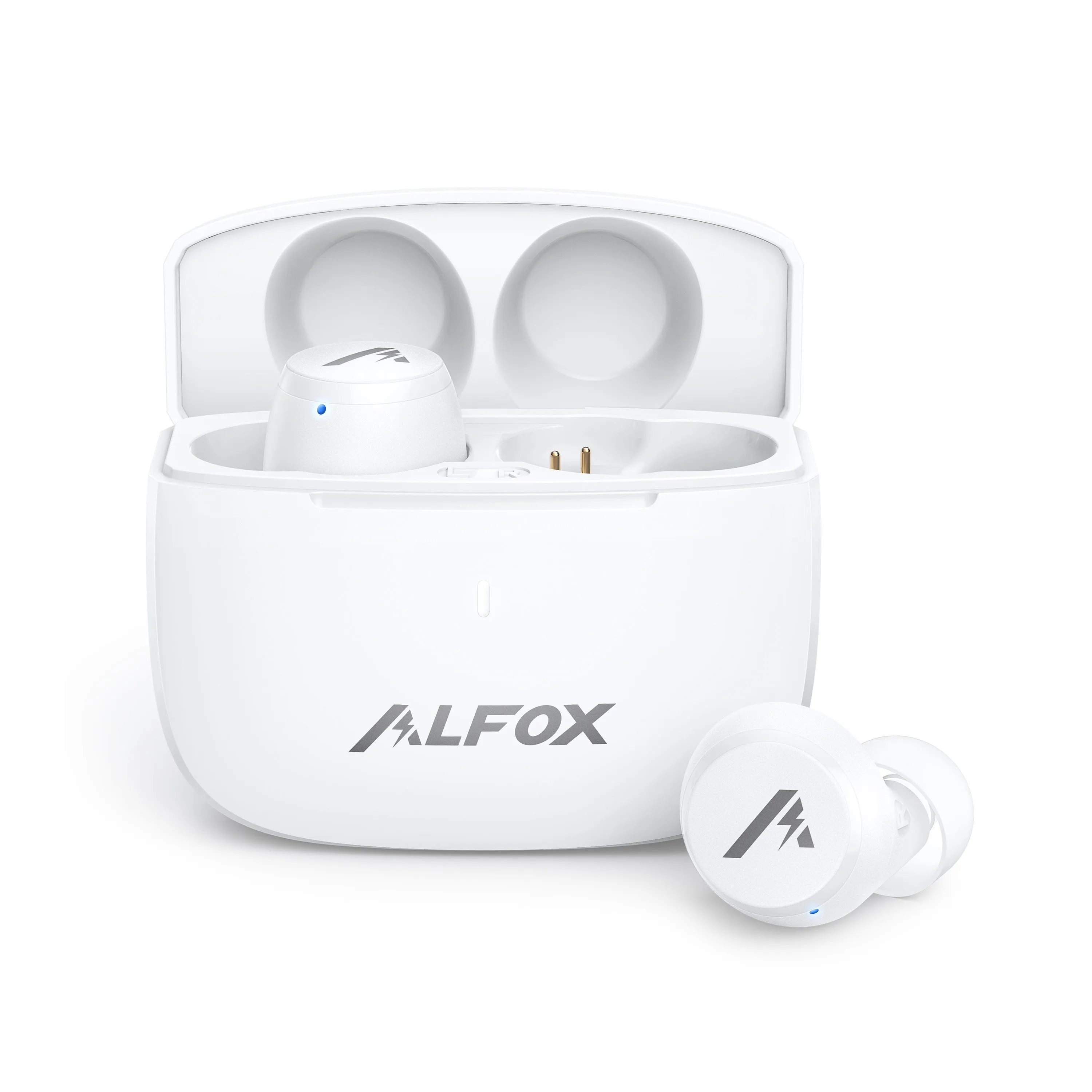 Alfox Bluetooth Earbuds BH002, IPX8 Waterproof and CVC 8.0 active noise cancellation technology (ANC)