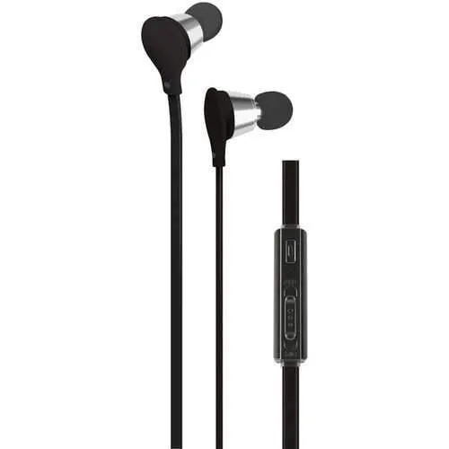 At&amp;amp;t Jive Noise-isolating Earbuds With Microphone &amp;amp; Volume Control (black) (pack of 1 Ea)