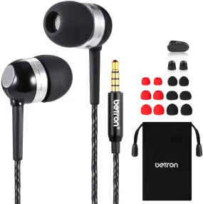 Betron RK300 In-Ear Sport Earphone, Deep Bass and High Sensitivity for iPhone, iPad and Mp3 Players