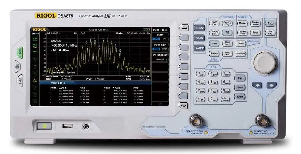 DSA875-TG Rigol Spectrum Analyzer New