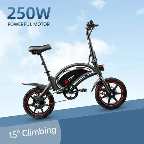 DYU D3F Upgraded Folding Electric Bike - US