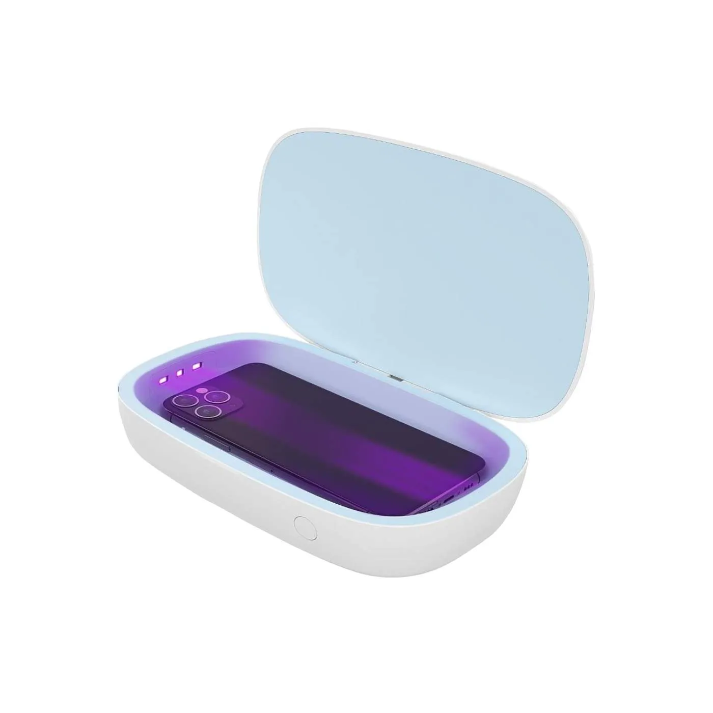 Fast 10 W Qi-Certified Wireless Charger for Mobile Phones, Storage Box