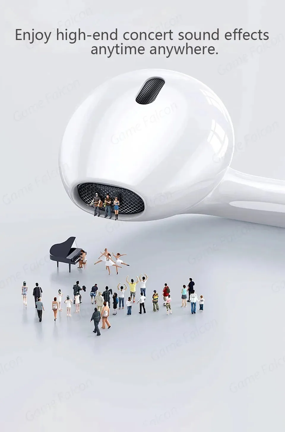 For Apple iPhone 15 14 13 Pro High-Fidelity Bluetooth Wired Headset Type-C 3.5mm Suitable For Samsung Xiaomi ipad Tablet