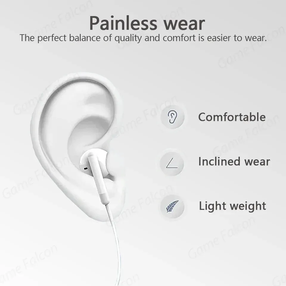 For Apple iPhone 15 14 13 Pro High-Fidelity Bluetooth Wired Headset Type-C 3.5mm Suitable For Samsung Xiaomi ipad Tablet