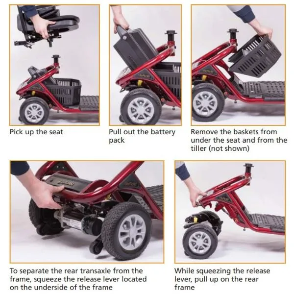 Golden Technologies LiteRider 4 Wheel Mobility Scooter GL141