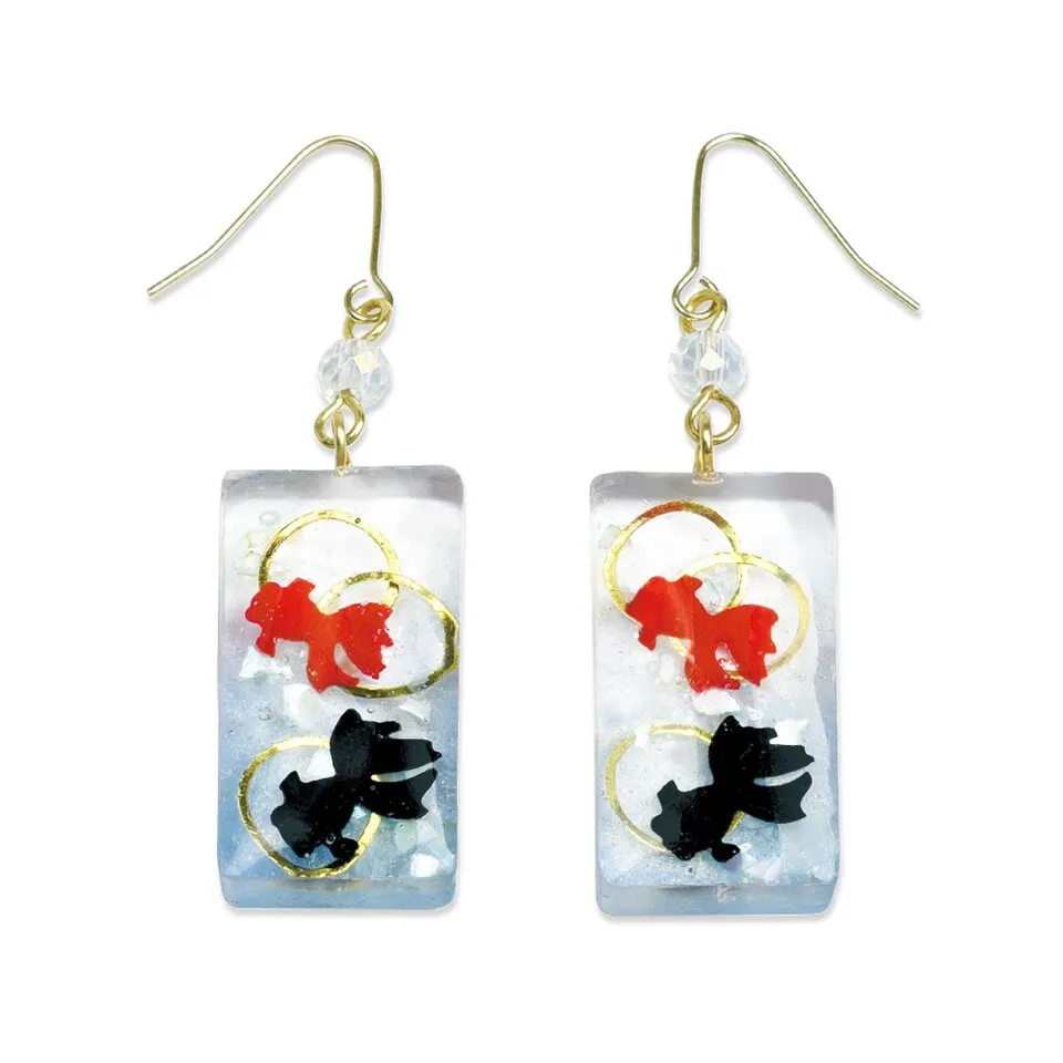 Goldfish Earrings Kit (From Japan)