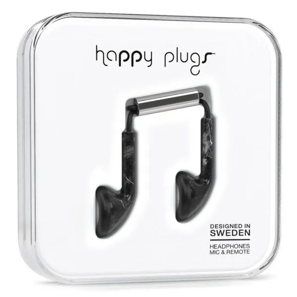 Happy Plugs Earbud - Black Saint Laurent (UNIK Edition)