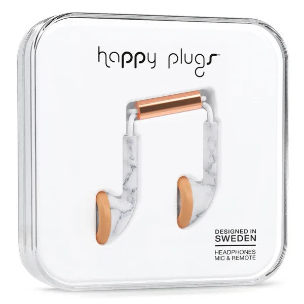 Happy Plugs Earbud - Carara Marble (UNIK Edition)