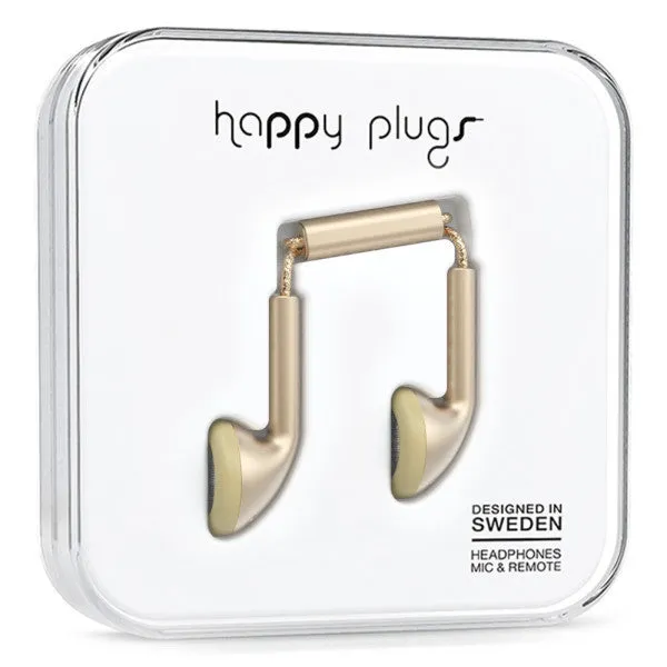 Happy Plugs Earbud - Champagne (Deluxe Edition)