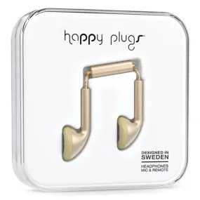 Happy Plugs Earbud - Champagne (Deluxe Edition)