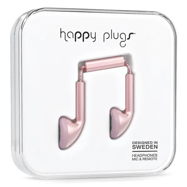 Happy Plugs Earbud - Pink Gold (Deluxe Edition)