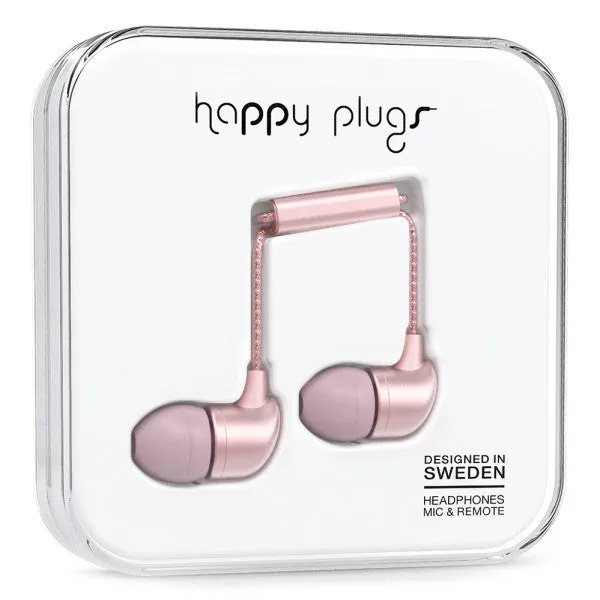 Happy Plugs In-Ear - Pink Gold (Deluxe Edition)