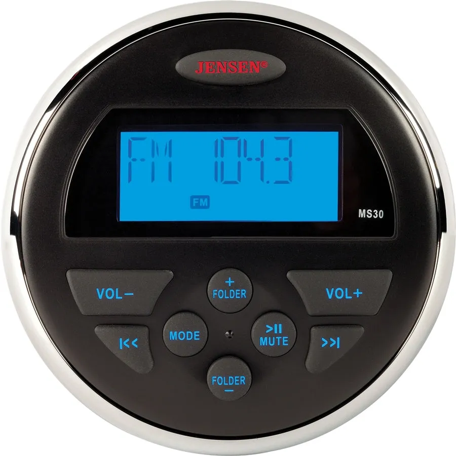 JENSEN MS30RTL AM/FM/USB Compact Waterproof Stereo