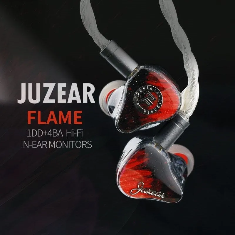 JUZEAR FLAME 1DD 4BA Hybrid In-Ear Earphone Monitor