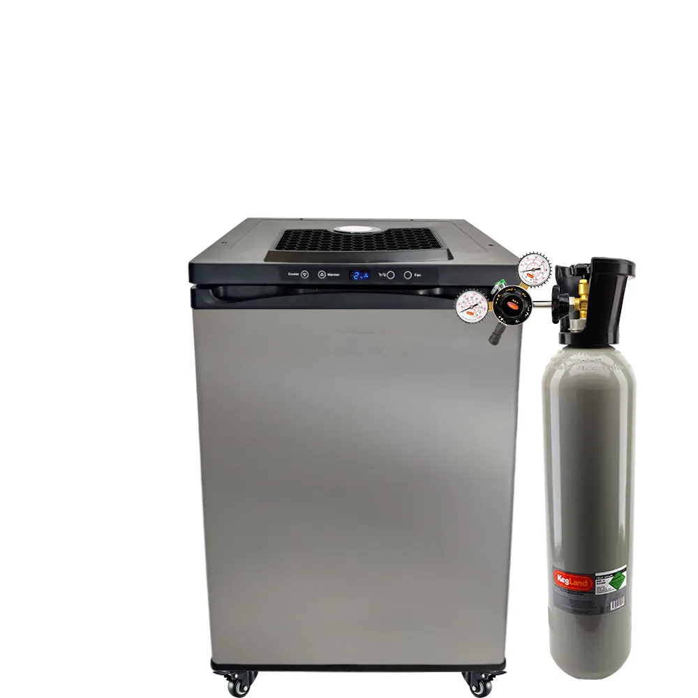 KegLand Black Punisher Kegerator Builder for Homebrewers