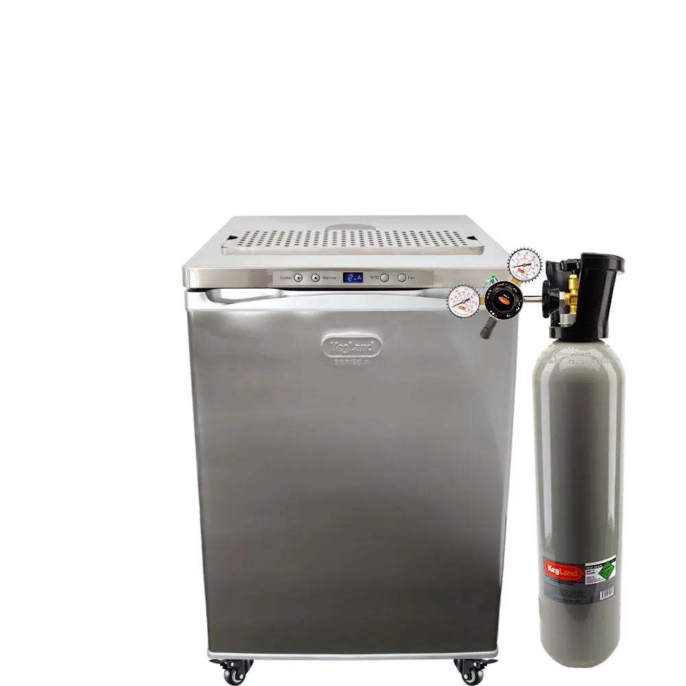 KegLand Black Punisher Kegerator Builder for Homebrewers