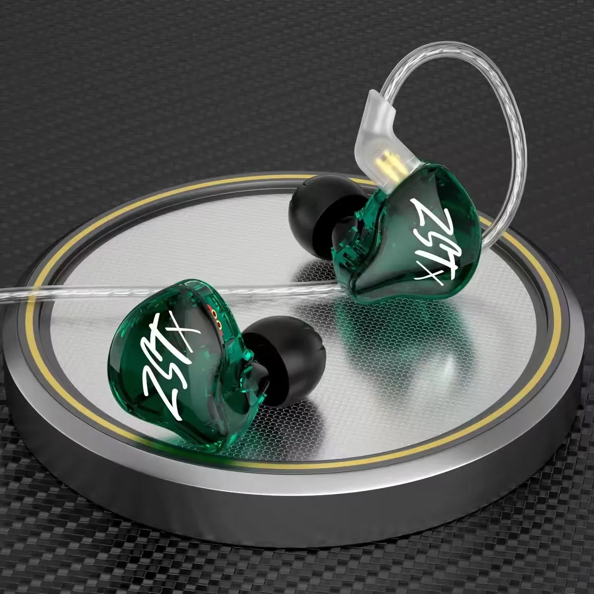 【KZ ZSTX】 1DD 1BA Hybrid Driver In-ear Earphone Wired Headset Gaming Headphone Earbuds Audio