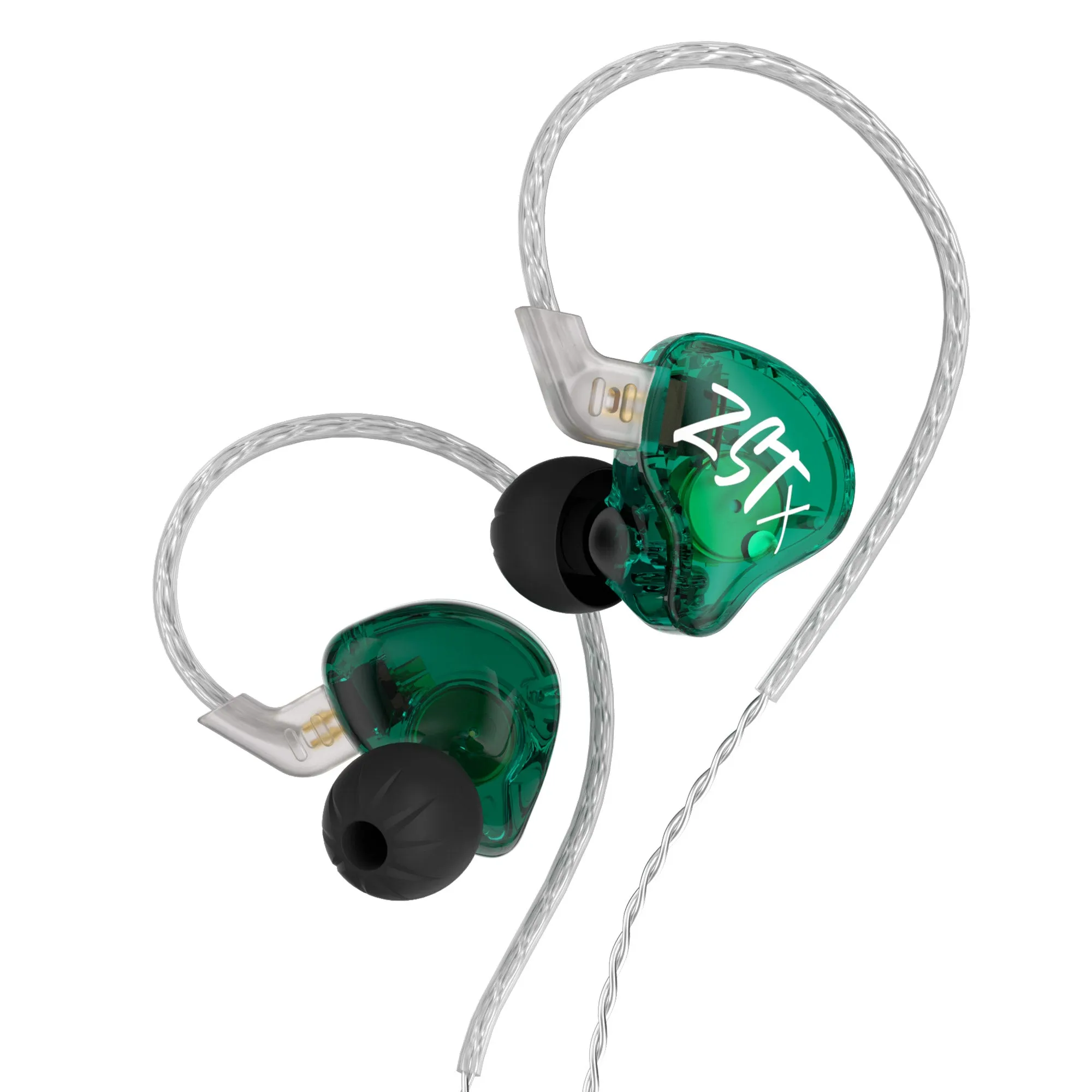 【KZ ZSTX】 1DD 1BA Hybrid Driver In-ear Earphone Wired Headset Gaming Headphone Earbuds Audio