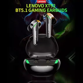 Lenovo XT92 Wireless BT5.1 Gaming Earbuds In-Ear Headphones With 10mm Speaker Unit