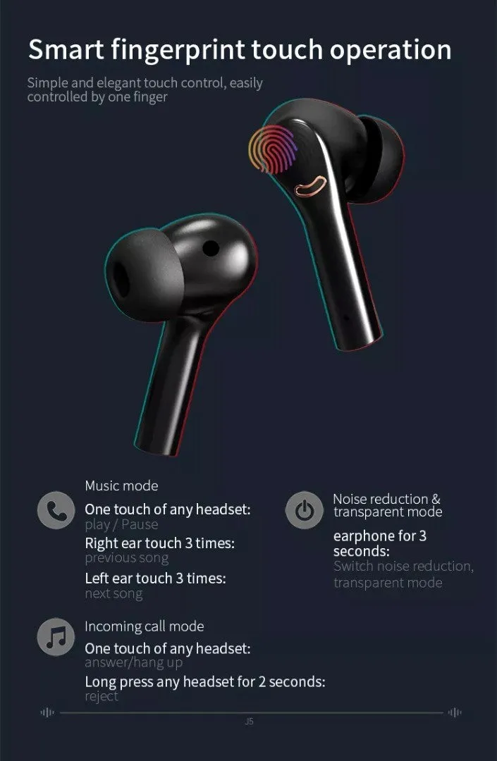 Momix J7 Airpods Black