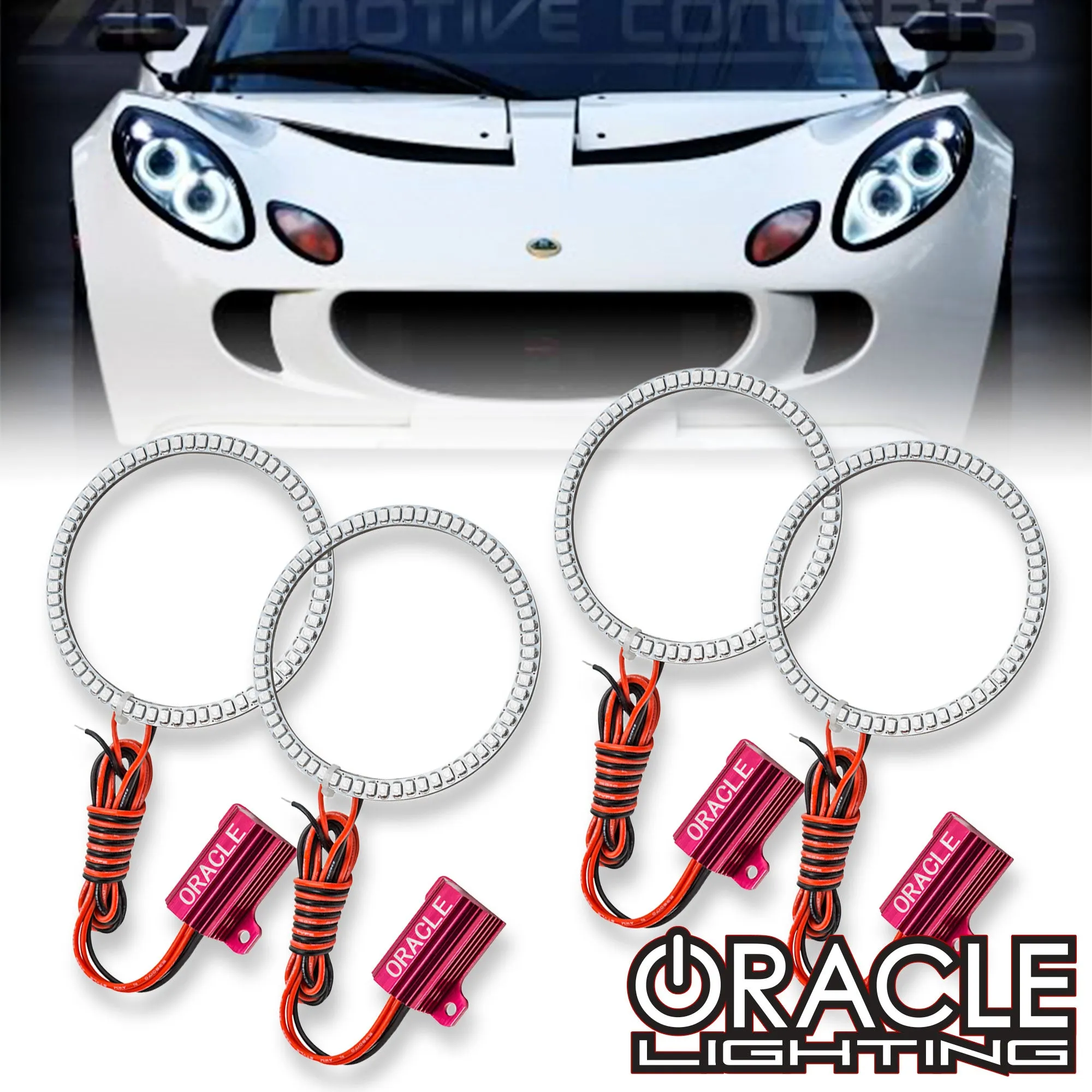 ORACLE Lighting 2002-2008 Lotus Elise LED Headlight Halo Kit