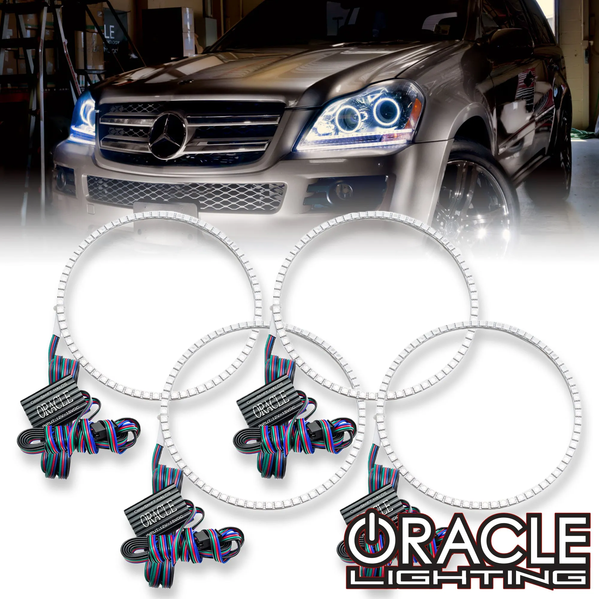 ORACLE Lighting 2007-2012 Mercedes GL 450 LED Headlight Halo Kit