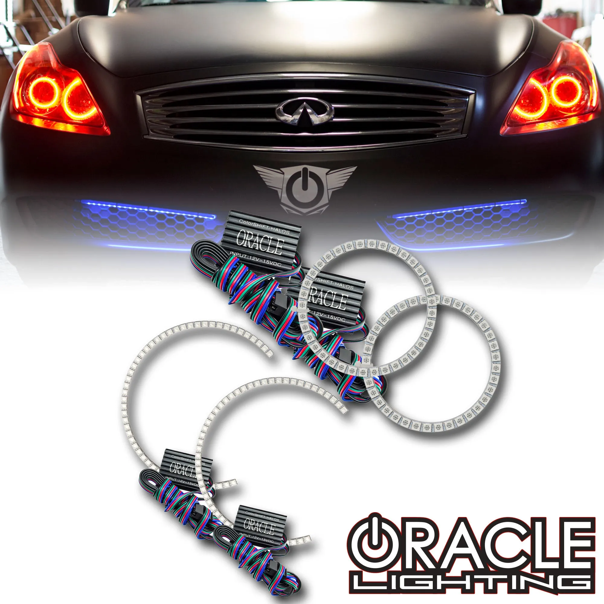 ORACLE Lighting 2008-2013 Infiniti G37 Coupe LED Headlight Halo Kit