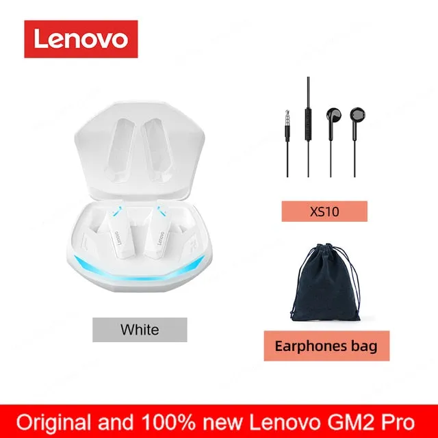 Original Lenovo GM2 Pro 5.3 Earphone Bluetooth Wireless Earbuds Low Latency Headphones HD Call Dual Mode Gaming Headset With Mic