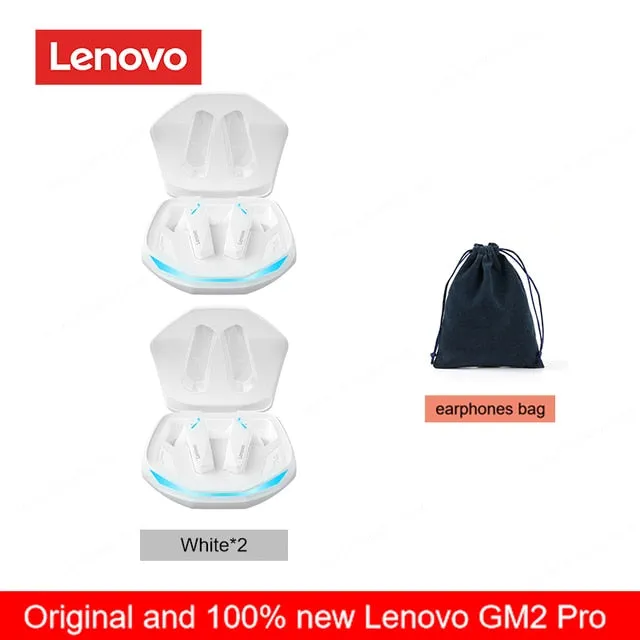 Original Lenovo GM2 Pro 5.3 Earphone Bluetooth Wireless Earbuds Low Latency Headphones HD Call Dual Mode Gaming Headset With Mic