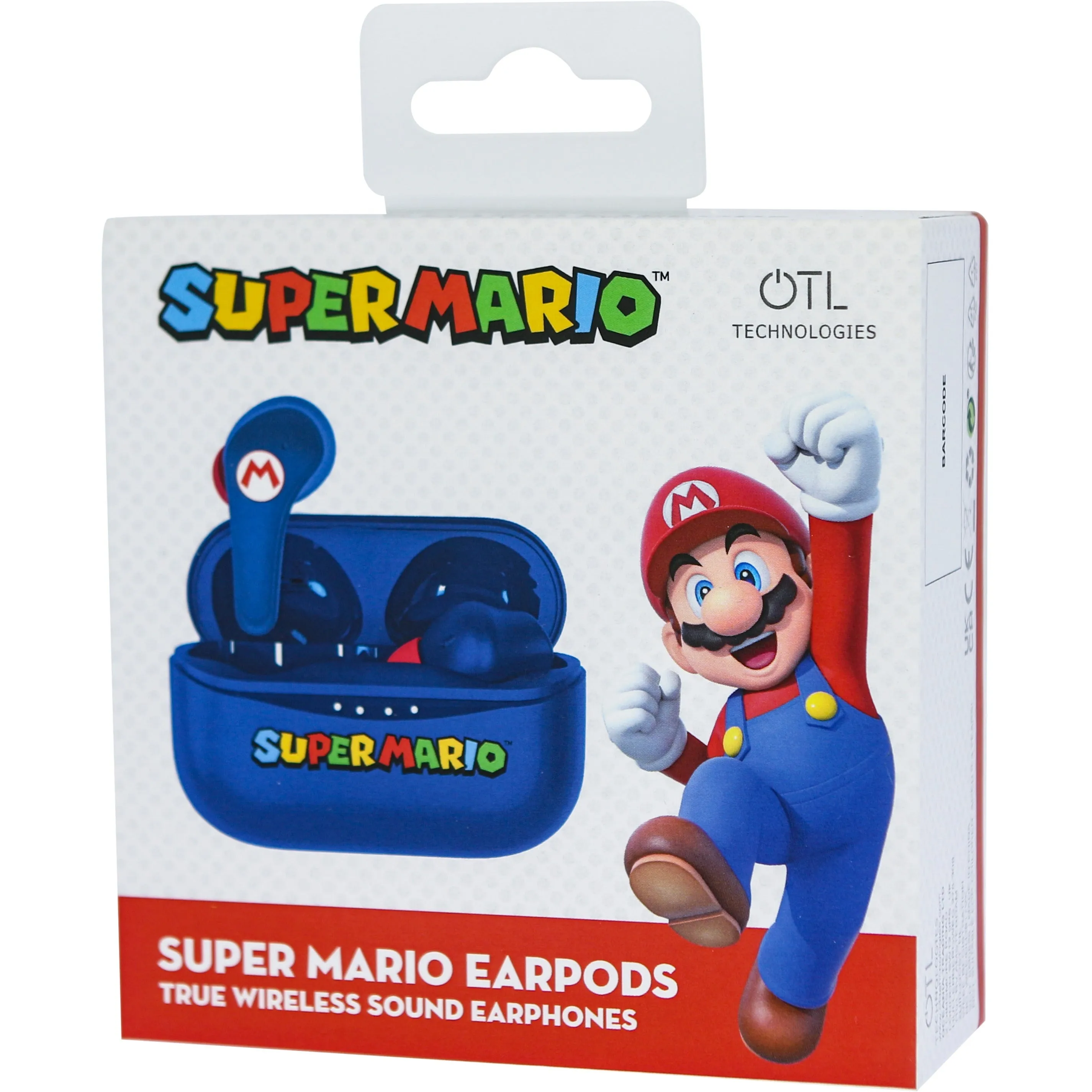 OTL Nintendo Super Mario TWS Wireless Earphones - Blue | SM0858