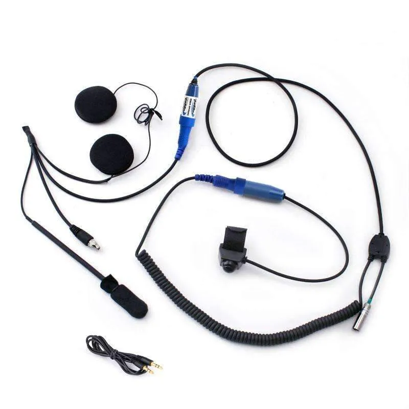 RACE SERIES Complete Motorcycle Communication Kit with OFFROAD Cables