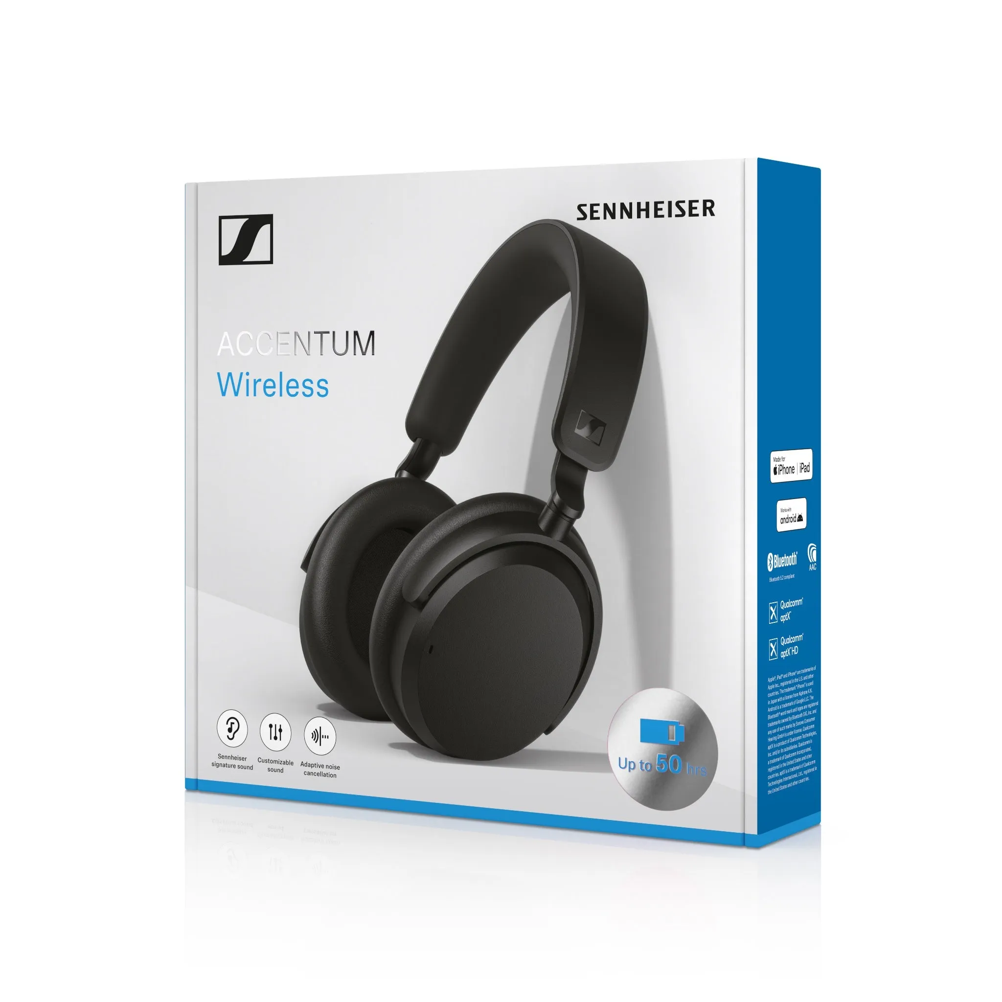 Sennheiser ACCENTUM | Wireless Over-Ear Hi-Fi Headphones