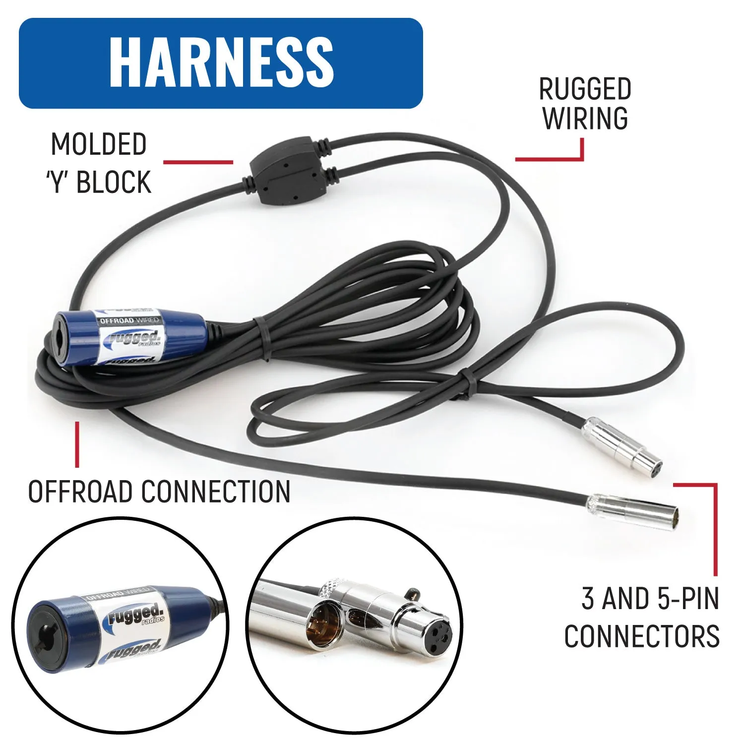 Single Seat Kit for Rugged Handheld or Mobile Radio (Radio Not Included)