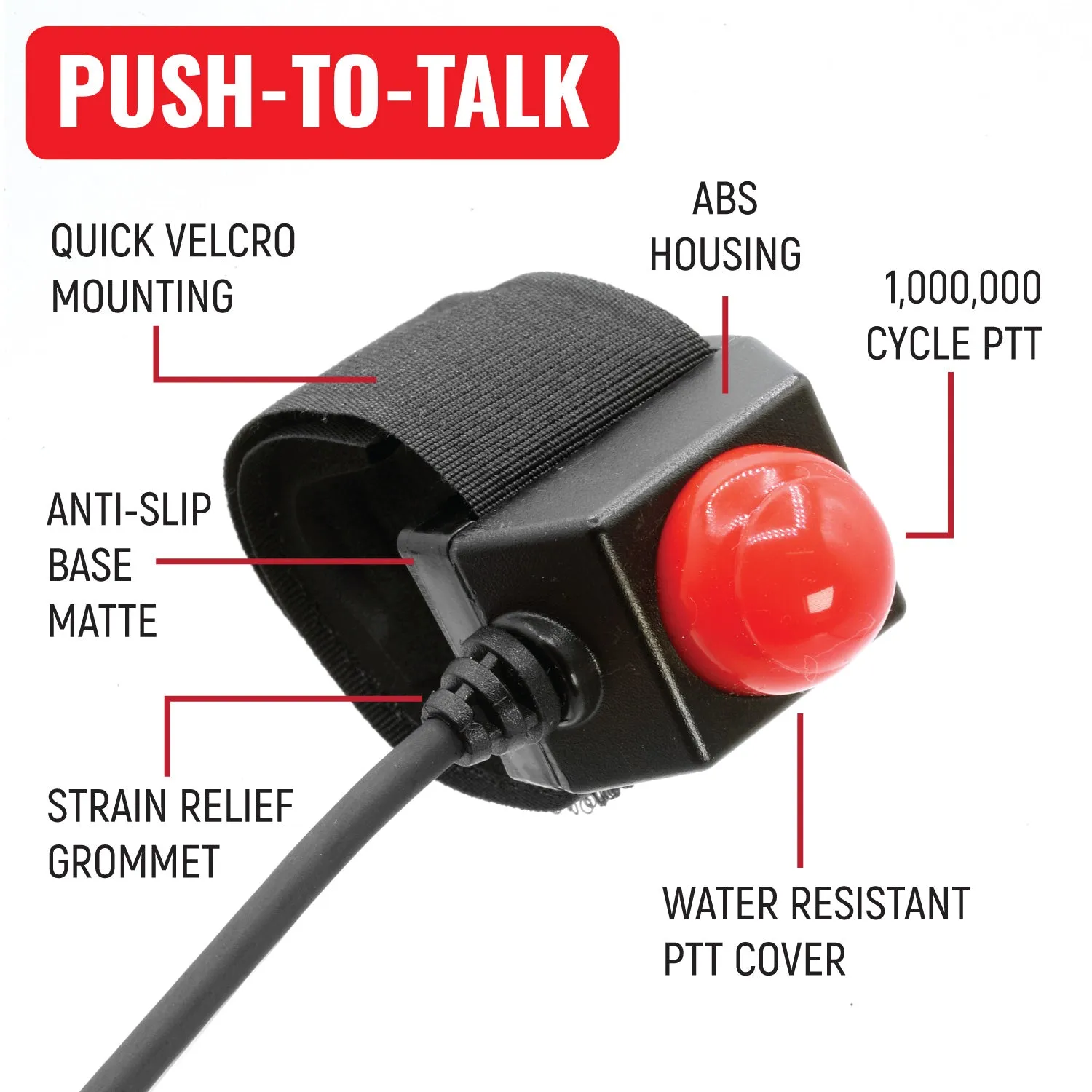 Single Seat Kit for Rugged Handheld or Mobile Radio (Radio Not Included)