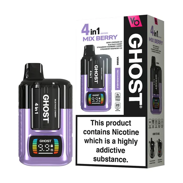 Vapes Bars Ghost 4in1 Starter Vape Kit