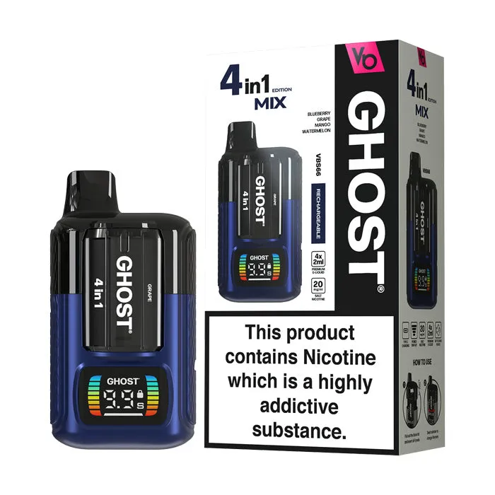 Vapes Bars Ghost 4in1 Starter Vape Kit