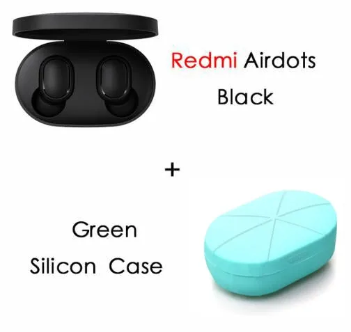 Xiaomi Redmi Airdots TWS Bluetooth Earphone Stereo bass BT 5.0 Eeadphones With Mic Handsfree Earbuds AI Control