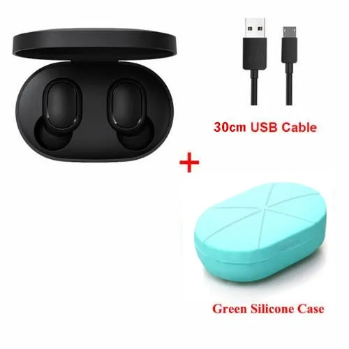 Xiaomi Redmi Airdots TWS Bluetooth Earphone Stereo bass BT 5.0 Eeadphones With Mic Handsfree Earbuds AI Control