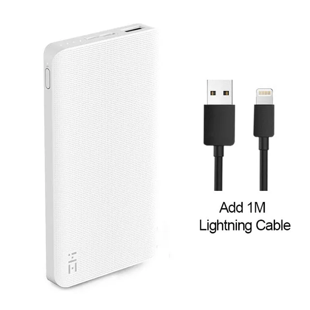 Xiaomi ZMI Power Bank 10000mAh Powerbank External Battery portable charging Quick Charge 2.0 Two-Way Fast Charge Pack for iPhone