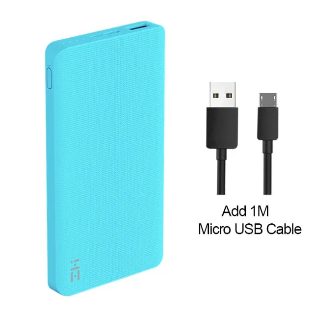 Xiaomi ZMI Power Bank 10000mAh Powerbank External Battery portable charging Quick Charge 2.0 Two-Way Fast Charge Pack for iPhone