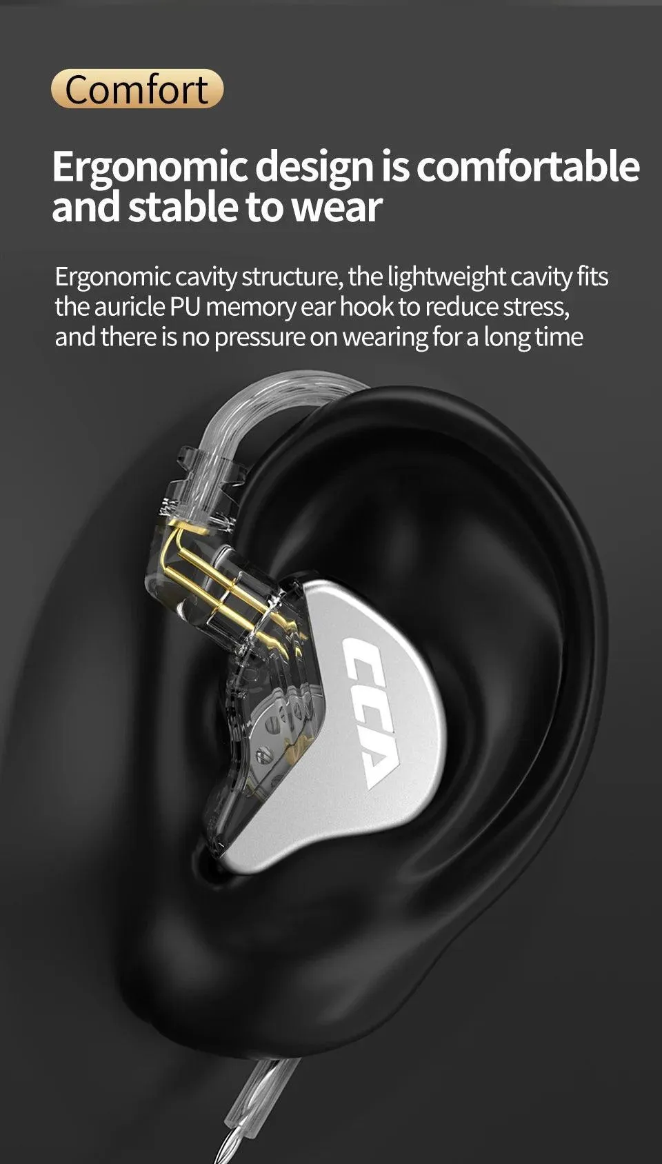 ZEX Pro Hybrid In-Ear Headphones: Premium Noise-Cancelling Earbuds for Active Lifestyles