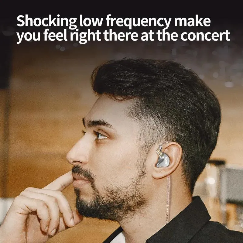 ZEX Pro Hybrid In-Ear Headphones: Premium Noise-Cancelling Earbuds for Active Lifestyles